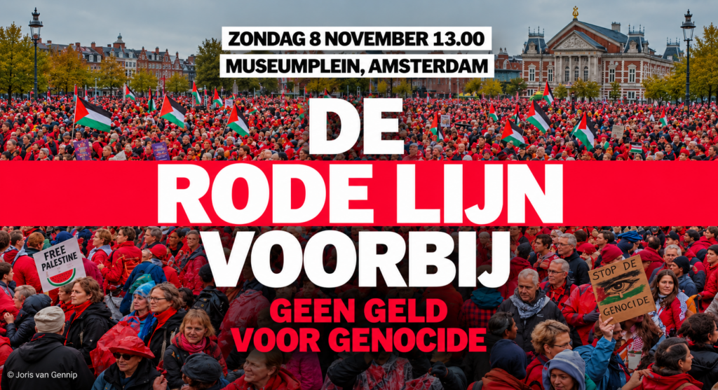 Nieuw groot landelijk protest: De Rode Lijn Voorbij - The Rights Forum